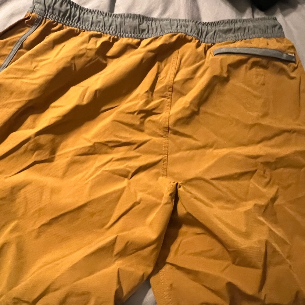 Vuori Yellow and Gray Athletic Shorts - Picture 4 of 4
